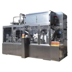 Automatic Roof Box Filling Packaging Machine for Juice Milk Soymilk Yogurt Gable-Top Box