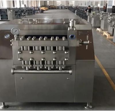 Sanitary High Pressure Small Milk Yogurt Homogenizer Supplier