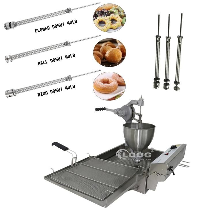 High Quality Commercial Donut Baking Machine Electric Dougnut Ball Maker Automatic Pon De Ring Donut Ball Machine