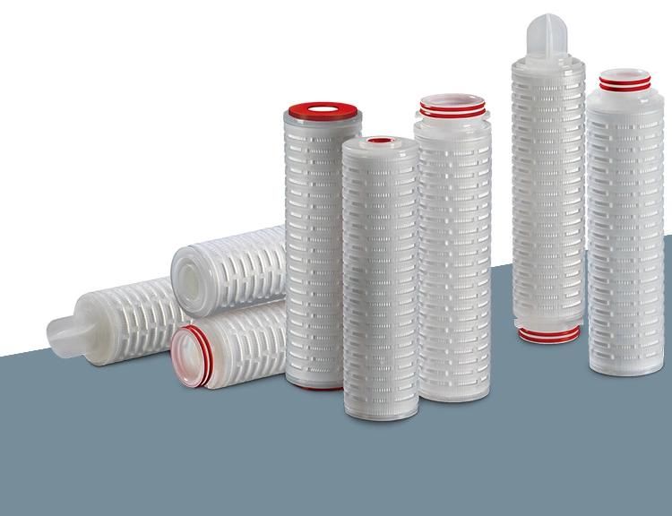 0.01 Micron 10inch PTFE Pleated Filter Cartridge for Vent Fermentation Filtration