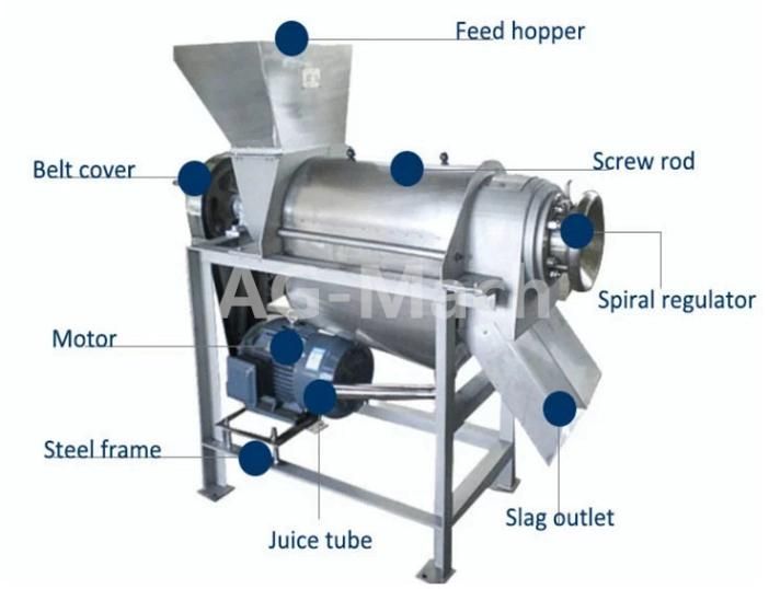 Multifunctional Industrial Juice Making Machine for Fruit and Vegetable