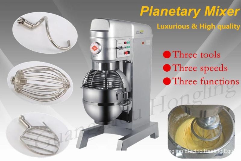 80L Industrial Bakery Machine Multi Funtion Food Planetary Mixer