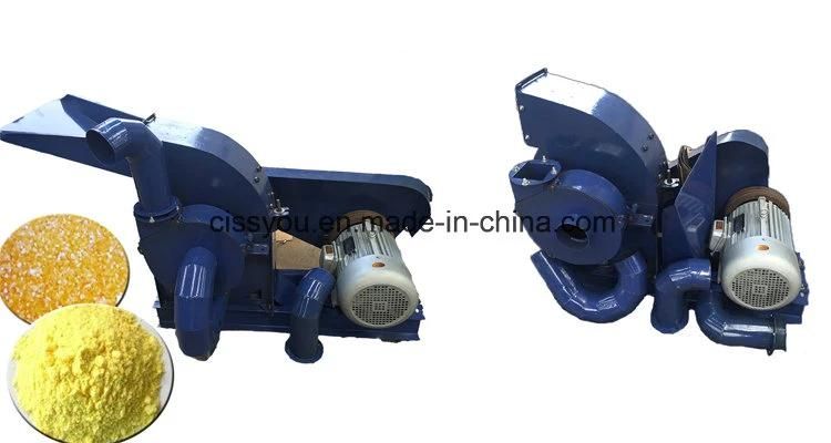 Small Animal Poultry Feed Maize Flour Crusher Grinding Hammer Mill