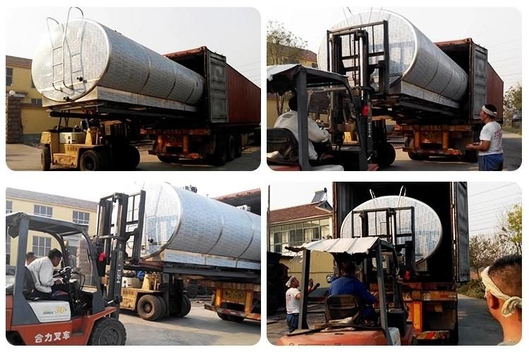 Sanitary Stainless Steel Fresh Milk Cooling Storage Tank with Coopland Compressor