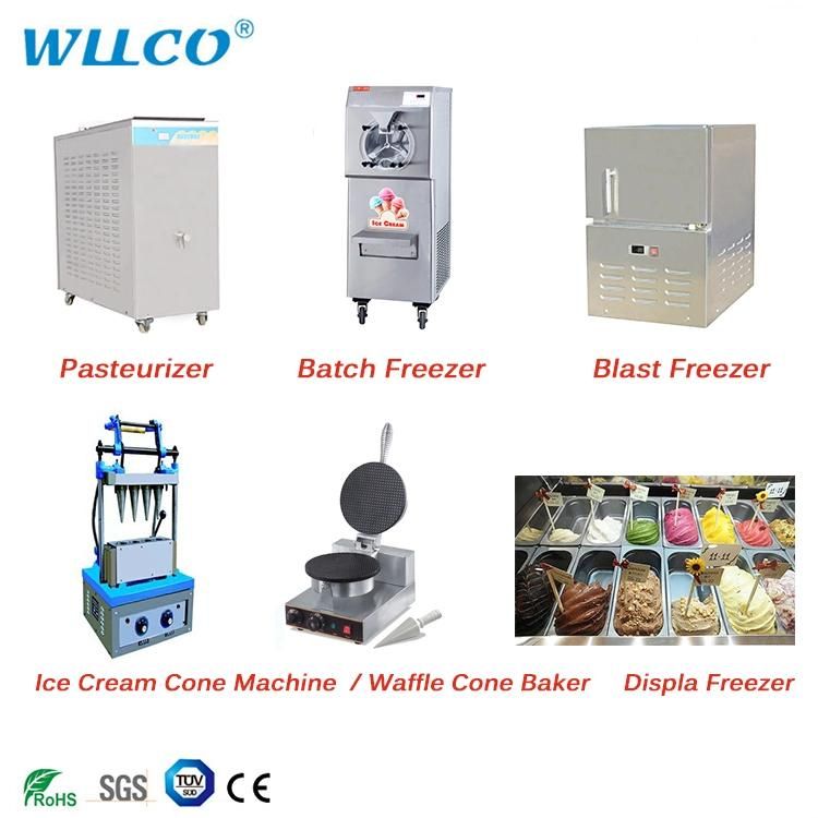 40L Hard Ice Cream Production Line Gelato Batch Freezer