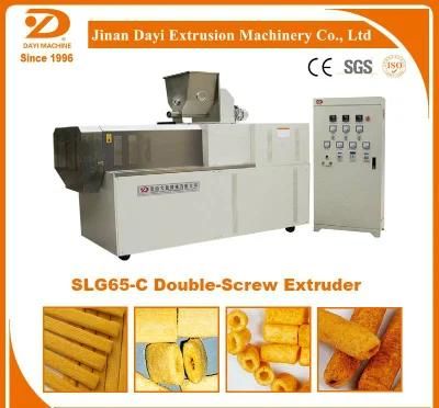 Small Size Double Screw Puffed Snack Extruder