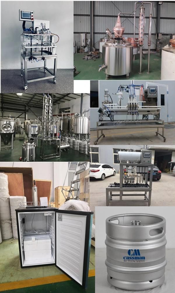 Stainless Steel 200L Cassman Micro Brewery Equipment for Restaurant