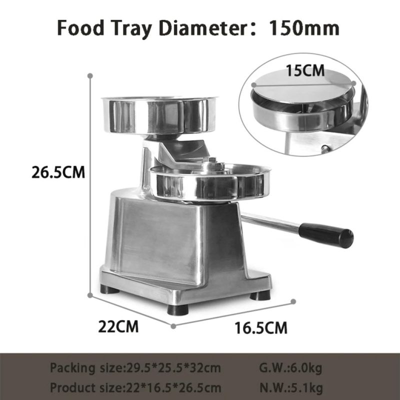 Commercial Burger Beef Forming Hamburger Making Chicken Meat Patty Machine