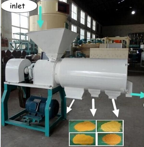 Small Grain Dehulling Equipment Corn Flour Mill