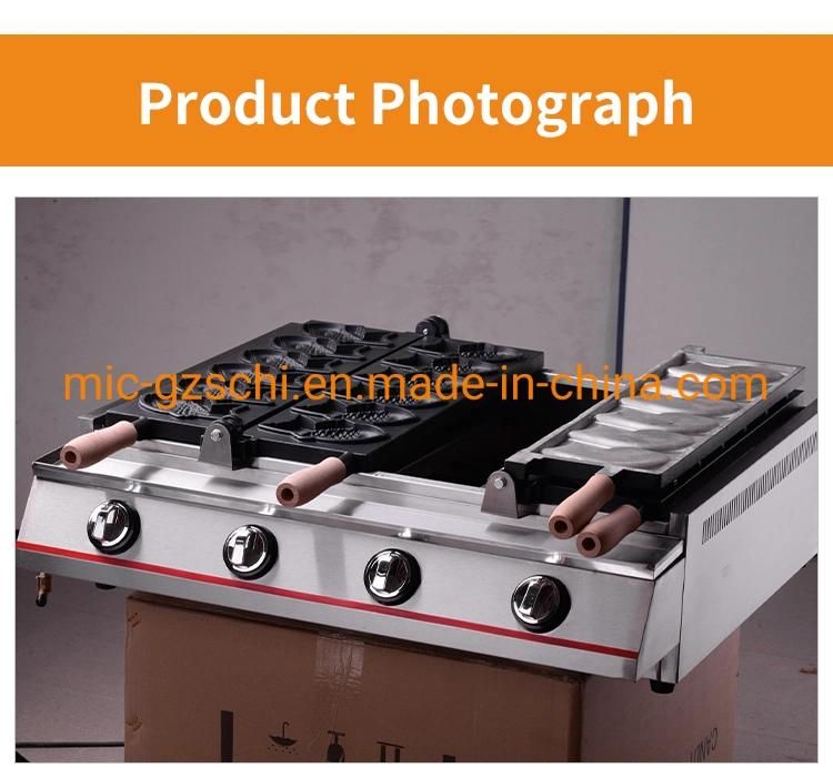 Taiyaki Making Machine Taiyaki Fish Shape Pizza Electric Fish Cake Machine