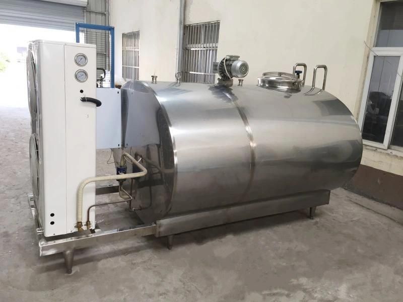 1000L 1500L 2000L Sanitary Lids Open Milk Cooling Tank Price