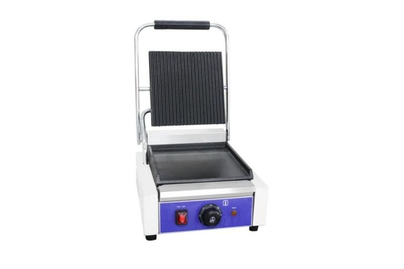 Electric Contact Grill (Dg-811e) All Flat CE Bakery Equipment BBQ Catering Equipment