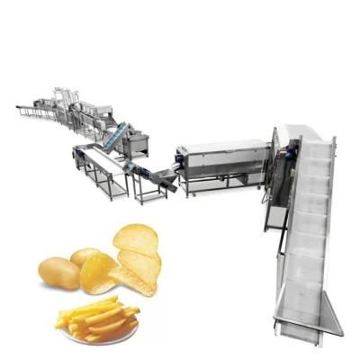 Automatic Snack Potato Chips Processing Plant Making Machine