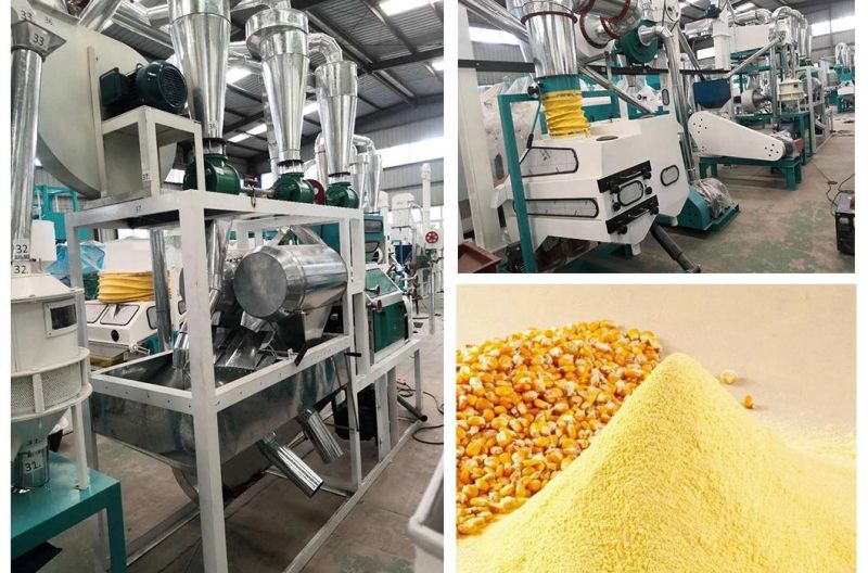 Automatic Corn Mill Maize Flour Milling Machine Roller Mill Maize Grits Milling Machine Cost