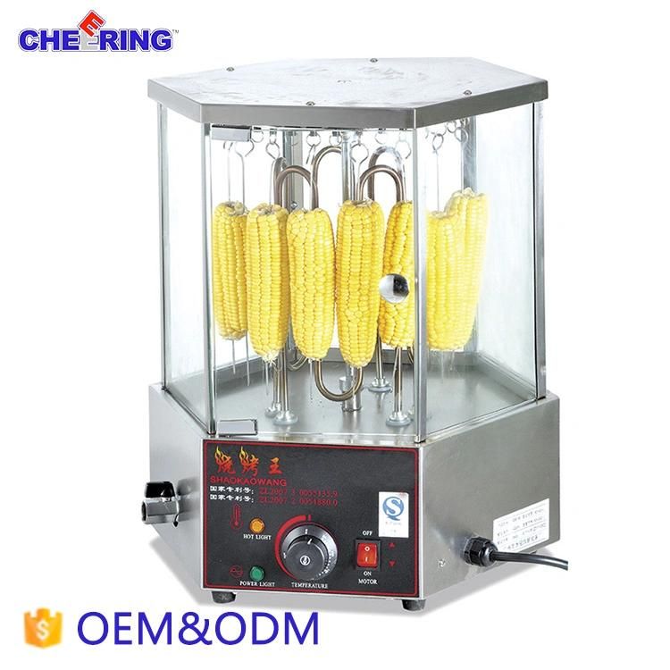 Glass Rotary Corn Roaster of BBQ Equipment