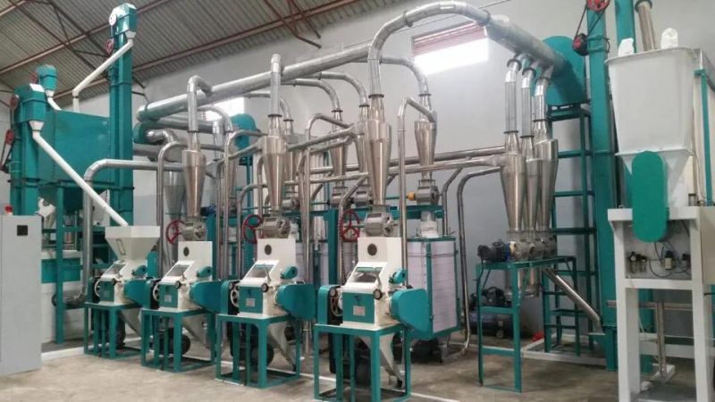 Hongdefa 30t/24h Automatic Corn Flour Mill Processing Plant