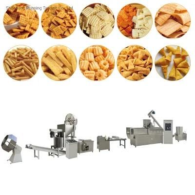 Automatic Bugles Chips Food Machine Sala Crust Processing Line
