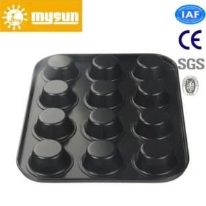 Kitchenware 12 Cup Cake Pan with Non-Stick Coating