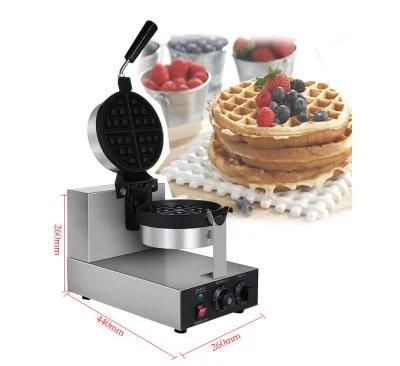 Rotatable Commercial Electric Snack Food Biscuit Cake Sandwich Waffle Baker