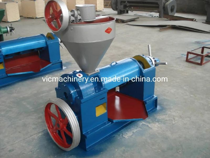 200 kg/h Efficient sunflower seeds screw oil press