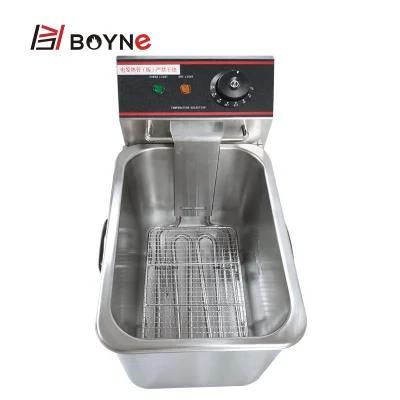 Single Tank Electric Fryer for Fried Food