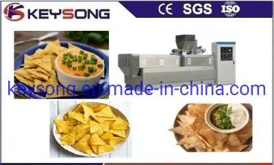 Continous Fryer Triangle Doritos Corn Chips Machinery