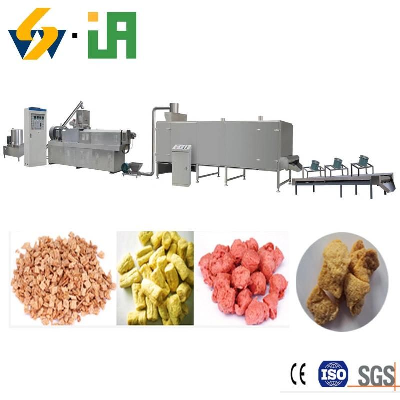 Textured Soy Protein Food Machinery Soya Protein Production Line