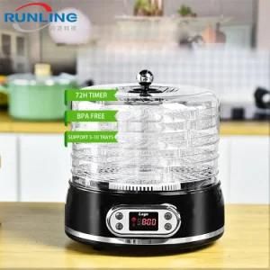 Digital 72 Hours Timer Setting Food Dehydrator Meat and Fruit Drying Machine