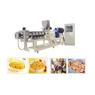 High Efficiency Workshop Corn Flakes Snack Breakfast Cereals Processing Line