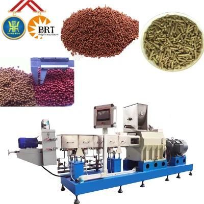 Full-Automatic Multifunction Animal Extruding Floting Fish Feed Machine