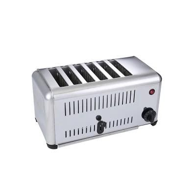 Electric 6-Slice Bread Toaster, Grill Bun Bread Toaster, Sandwich Toaster