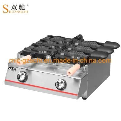 Gas Small Taiyaki Machine Mini Taiyaki Ice Cream Maker Machine Open Mouth Fish Cake ...