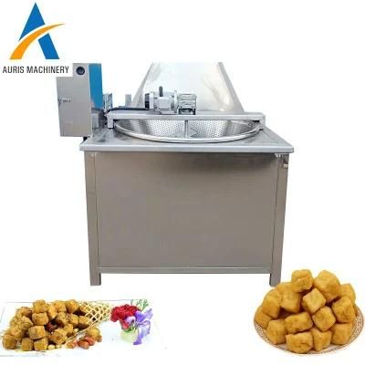 Stirring Fryer Round Pot Batch Type Deep Frying Machine