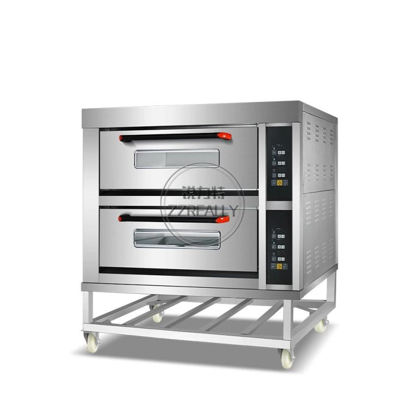 2 Decks 2 Trays Commercial Electric Baking Oven Cake Pizza Bread Oven Bakery Machines Baking Equipment