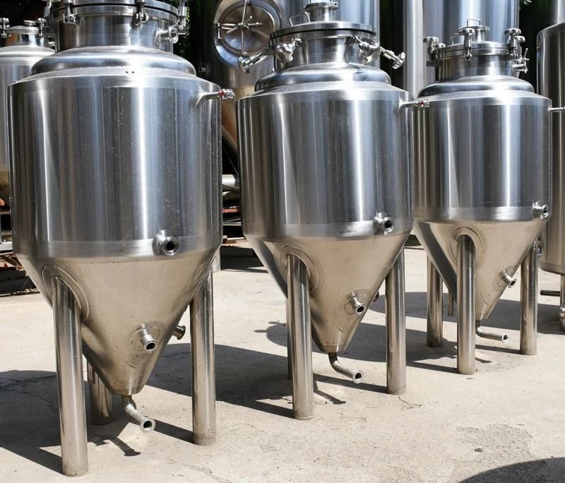 100L SS304 Stainless Steel Conical Beer Fermenter