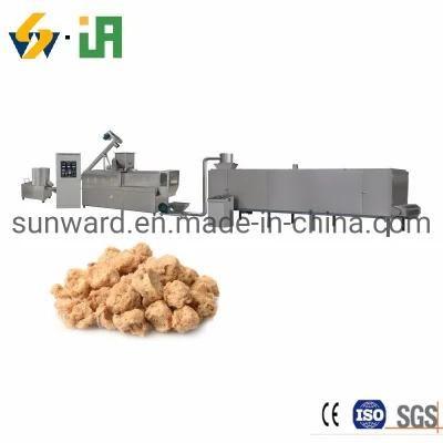 Twin-Screw Textured Soya Protein Vegetarian Meat Production Extruder