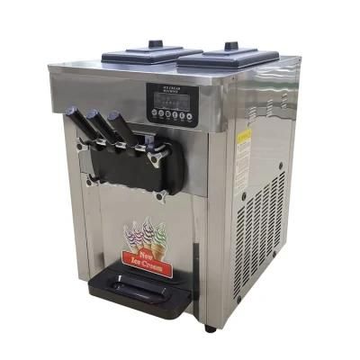 Factory Sale 3 Flavor Factory Price Mini Soft Ice Cream Marking Machine