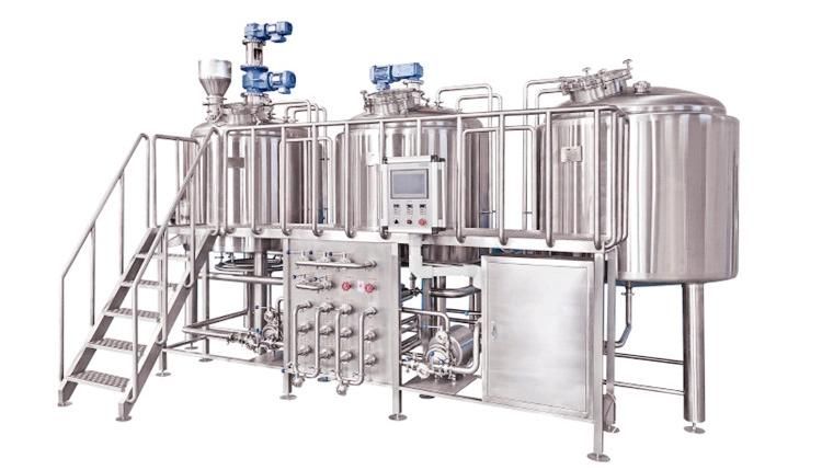 High Efficiency Beer Plant Brewing Equipment 600L Hot Liquor Brewing Equipment