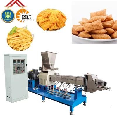 Fried Corn Snack Production Machine Frying Snacks Food Making Extruder