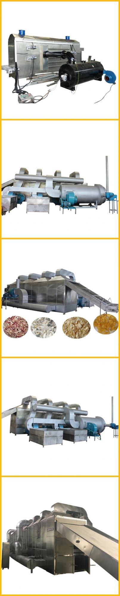 Hemp Dryer Machine Carrot and Onion Konjak Drying Dryer Machine with Steam/Gas Heating