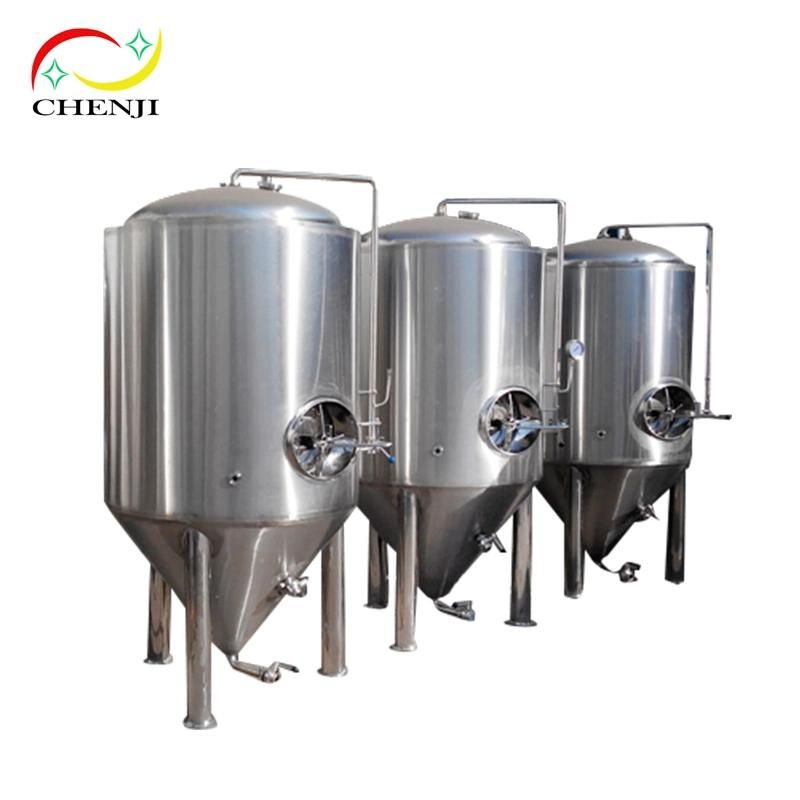 300L 600L Jacketed Cone Fermentation Tank