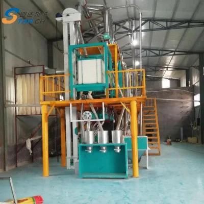 100t Maize Milling Machine Electric Maize Peeling Milling Machine Price