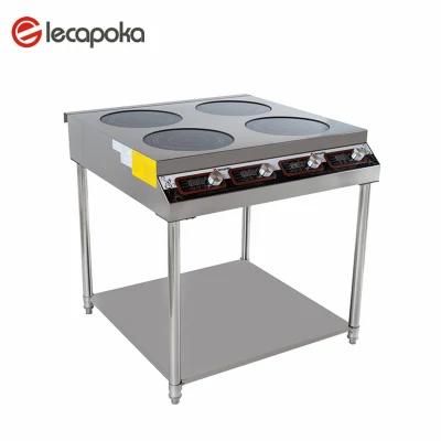 High Quality Stainless 220V Portable Electric 4 Burner Induction Cooker for Commercial ...