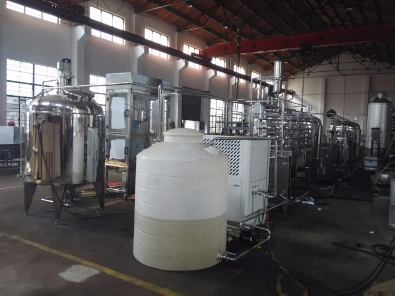 Pasteurized Milk Processing Line Machinery Automatic Top Carton Package