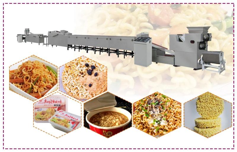 Fried Instant Noodle Production Line/Indomie Noodle Making Machine/Ramen Noodle Machine