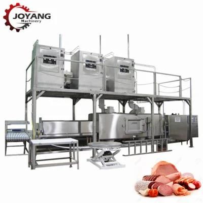 915MHz Microwave Food Thawing Machine for Meat Products with PLC Contol