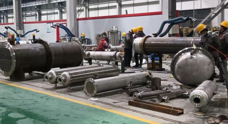 fruit & Vegetable Processing Equipment Spiral Wound Tube Heat Exchanger