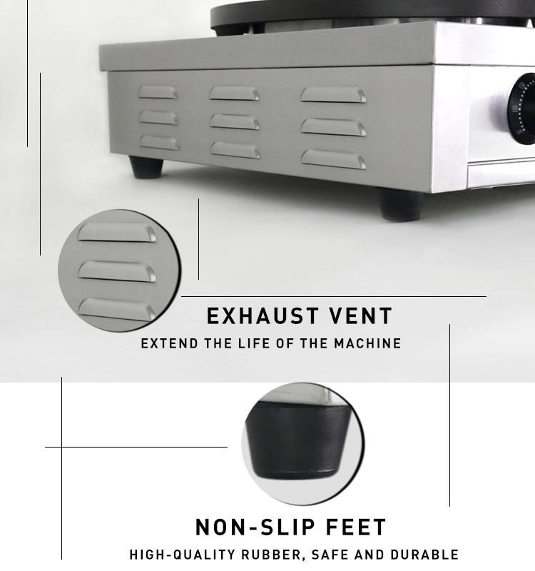 Double Plate Gas Crepe Machine (HGC-2B)