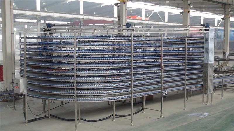 Industrial Bakery Bread Spiral Cooling Tower Conveyor Equipment for Food Baking