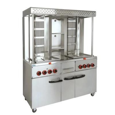 Commercial Gas Electric Freestanding Doner Kebab Shawarma Machine